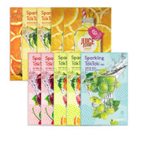 Combo 10 Miếng Mặt Nạ Thanh Lọc Và Làm Sáng Da PERIPERA JUICE TIME & SPARKLING TOKTOK TIME