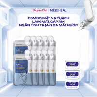 Combo 10 Miếng Mặt Nạ Trong Suốt N.M.F Cấp Nước, Dưỡng Ẩm Mediheal N.M.F Nude Gel Mask 30g