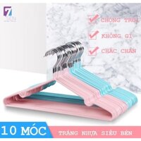 COMBO 10 Móc Phơi Quần Áo Bọc Nhựa Chống Trôi Đồ Cao Cấp