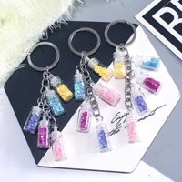 Combo 10 móc treo chìa khóa ngôi sao may mắn