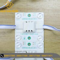 (Combo 10 module) LED module 4 bóng siêu sáng sử dụng nguồn 220V trực tiếp – chuyên dùng hắt sáng bảng hiệu, hộp đèn