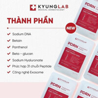 Combo 10 nạ kyunglab PDRN Therapy mask 23ml+mặt nạ sena demar  sodium DNA B5 trắng da cải thiện sạm nám hạn dùng 2027