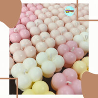 Combo 10 nến trắng trang trí hộp quà, nến rubik 2 tầng decor chụp ảnh