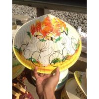 Combo 10 nón lá vẽ size người lớn