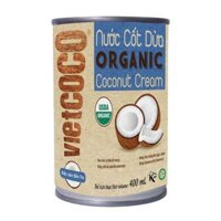 COMBO 10 NƯỚC CỐT DỪA ORGANIC VIETCOCO 22% - 400ML