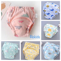 Combo 10 Quần Bỉm Vải Riokids Siêu Cao Cấp Chống Hăm size 100