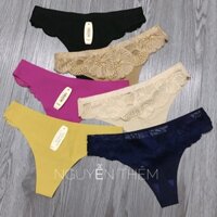 COMBO 10 quần lót lọt khe đúc phối ren, chip lọt khe, nội y, chip đúc