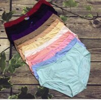 Combo 10 quần lót nữ BIG SIZE Thun cotton  Cạp cao Hàng Việt NamTừ 60kg đến 90kg - Size XL Từ 60 kg đến 70kg