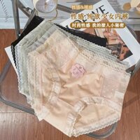 Combo 10 quần lót nữ Q41 chất lụa ren thông hơi thoáng mát, mềm mại co giãn đàn hồi