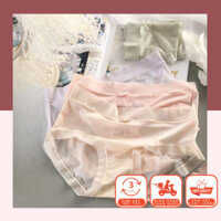 Combo 10 Quần Lót Nữ Su Thạch Băng Cạp Cao Đính Nơ Mỏng Mát (Qp07)