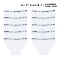 Combo 10 Quần Lót Nữ Vải Sợi Tre Bamboo Miley Lingerie - FBS-01 - Trắng - L