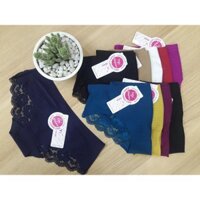 Combo 10 Quần Lót Thông Hơi Sọc Ngang Phối Ren