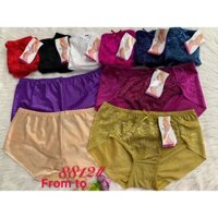 Combo 10 quần Quần lót ren hàn quốc mới cao cấp C ạp cao MS8812(Từ 50kg đ ến 62kg )