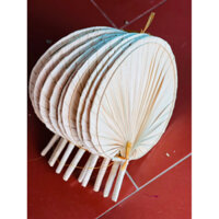 combo 10 quạt size M kt (30*42cm) ,quạt lá cọ,lá kè decor trang trí,vintage,làm đồ handmade,…
