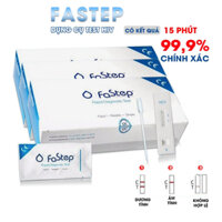 Combo 10 que thử Fastep các loại viêm gan A, B, C, HIV, giang mai, Lậu Fastep (chỉ có test)