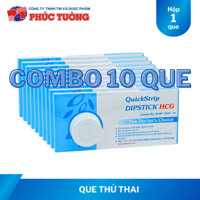 Combo 10 que thử thai Quickstrip Dipstick 2.5