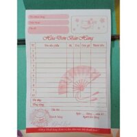 Combo 10 quyển hóa đơn bán hàng mèo thần tài 1 liên khổ A5-100t/q
