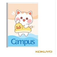 Combo 10 quyển vở 4 ô ly 48 trang Campus  - Mèo ToMo, Hometown, Doraemon Future, My City giấy trắng tinh