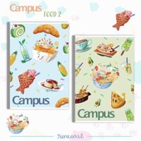Combo 10 quyển vở Campus Food 120 trang-Haplus 120 trang