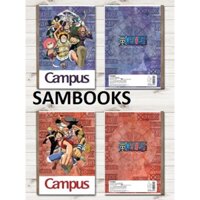 Combo 10 quyển vở kẻ ngang Campus One Piece có chấm ĐL70gsm (80trang-200trang)