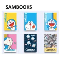 Combo 10 quyển vở kẻ ngang Campus Doraemon Smile có chấm ĐL70gsm (80trang-200trang)