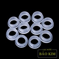 Combo 10 Ron  Zoăng  Gioăng cao su dùng cho ren 27  dùng cho chân sen nóng lạnh - Trắng - Ron 2 tầng