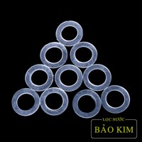 Combo 10 Ron  Zoăng  Gioăng cao su dùng cho ren 27  dùng cho chân sen nóng lạnh - Trắng - Ron thông dụng  bằng