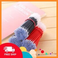 Combo 10 Ruột bút bi nước xanh- đỏ - đen - tím NL