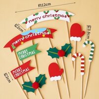 Combo 10 set giấy Noel - găng tay đỏ và bảng chữ (5 túi).