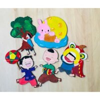 COMBO 10 SET TÔ MÀU GỖ TRĂNG RẰM - MẪU 2 (tặng kèm nam châm hít tủ lạnh)