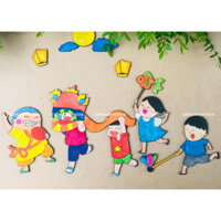 COMBO 10 SET TÔ MÀU GỖ TRĂNG RẰM - MẪU 4 (tặng kèm nam châm hít tủ lạnh)