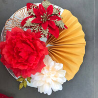 Combo 10 Sét trang trí tháp bánh nước Tết ( Được chọn mẫu)