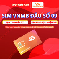 [COMBO 10] Sim đầu số 09 tạo account OTP tỷ lệ cao (FB, ZL,SP,Game,LAD,. Không Tele & Gmail)