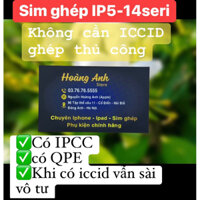 Combo 10 SIM  GHÉP THẦN THÁNH UNLOCK 3G 4G cho các dòng iPHONE LOCK TỪ iPHONE 5SE/6S/7/8 Plus/X/XS Max/11PRM