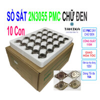 Combo 10 Sò sắt 2n3055 PMC chữ đen - LinhKien Điện Tử  TAHIKA