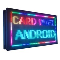 Combo 10 tấm led ma trận P10 full màu ngoài trời + 4 ốc nam châm + cáp + dây nguồn