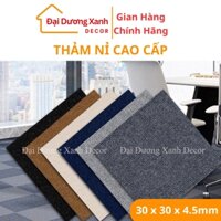 (Combo 10 Tấm) Thảm Nỉ Lót Sàn Đa Năng (30cm x 30cm x 4.5mm)