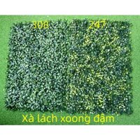Combo 10 tấm vỉ cỏ nhựa xà lách xoong 308, 247 làm tường cây giả, vỉ cỏ nhựa nhân tạo ốp tường