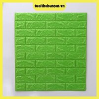 Combo 10 tấm xốp dán tường 3D kích thước 70x77cm