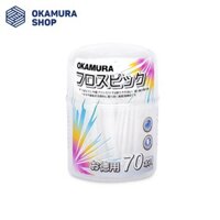 Combo 10 tặng 1 Hộp tăm chỉ kẽ răng Okamura 70 cây