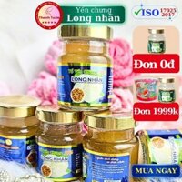 [Combo 10-tặng 1] yến chưng long nhãn 30% yến tươi có tem mác quét mã vạch, yến sào Khánh Hòa cam kết chất lượng