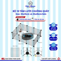 [Combo 10 tặng chốt] tấm lưới sắt dùng làm chuồng lồng vây chó mèo thỏ dùng làm vây nhà ở huấn luyện đi vệ sinh đúng chỗ