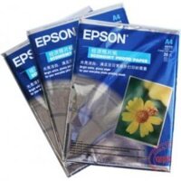 Combo 10 tập Giấy In Ảnh A4 Epson Định Lượng 200 gsm 1 Mặt 20 Tờ