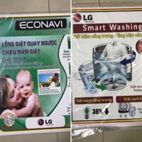 Combo 10 tem dán máy giặt LG/ Combo 10 miếng dán máy giặt LG