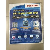 Combo 10 tem dán máy giặt Toshiba / Combo 10 miếng dán máy giặt Toshiba (mẫu 1)