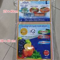 combo 10 tem dán tủ lạnh Aqua
