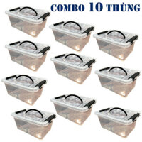 [COMBO 10 THÙNG] Hộp/ Thùng đựng thực phẩm 5 Lít (5000ml), rau, củ Cao Cấp có quai xách tiện lợi