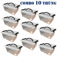 [COMBO 10 THÙNG] Hộp/ Thùng đựng thực phẩm 5 Lít (5000ml), rau, củ Cao Cấp có quai xách tiện lợi