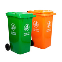 Combo 10 Thùng rác nhựa 240 lít HDPE