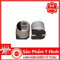 Combo 10 Tụ Nhôm 16V 100uF 6x5mm SMD